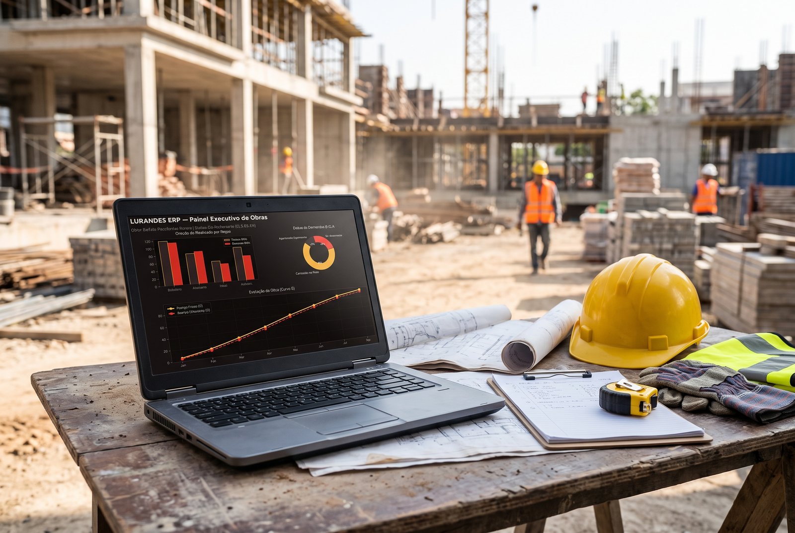 Lurandes ERP no Canteiro de Obras