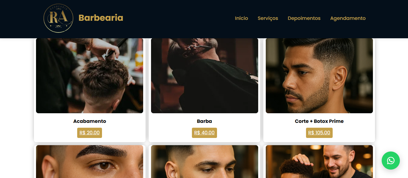 Preview Barbearia Vitrine